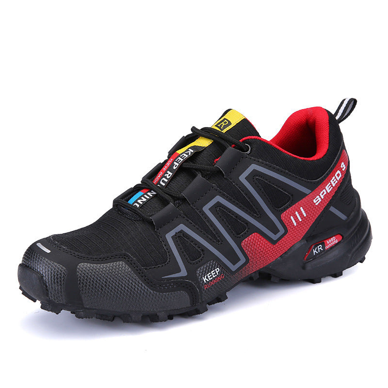 Herren Sportliche und dämpfende Trail-Laufschuhe mit griffiger Sohle R&B