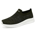 Damen Komfortable Sneaker mit elastischem Strickoberteil und rutschfester Sohle R&B