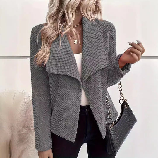 Damen Waffelstruktur Blazer R&B