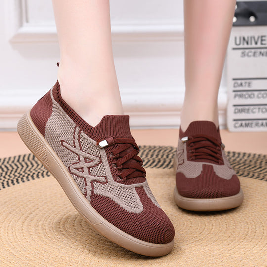 Damen Freizeit Sneaker mit elastischem Einschlupf R&B