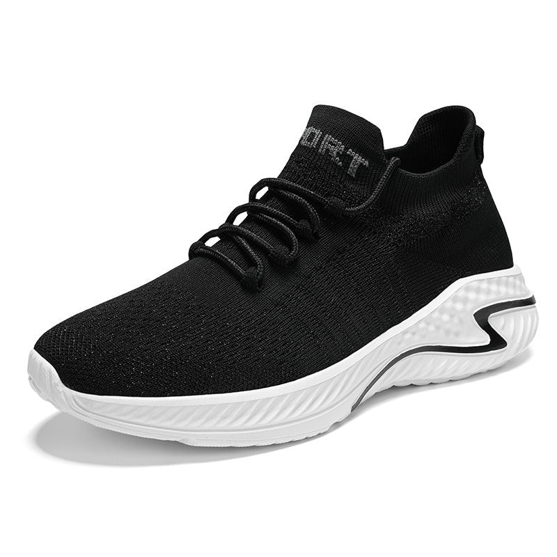 Damen Sportliche Sneakers mit flexiblem Strick-Obermaterial und rutschfester Sohle