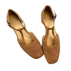 Damen Komfortable Ballerinas mit dekorativem Flechtmuster R&B
