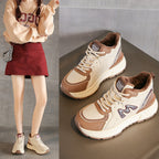 Damen Sportliche High-Top Sneakers mit kuscheligem Innenfutter und rutschfester Profilsohle R&B