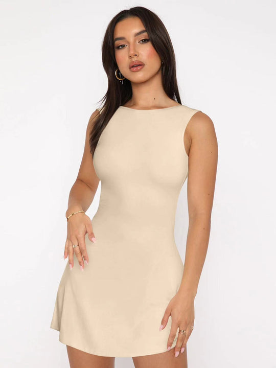 Damen Figurbetontes Minikleid aus hochwertigem Jersey R&B