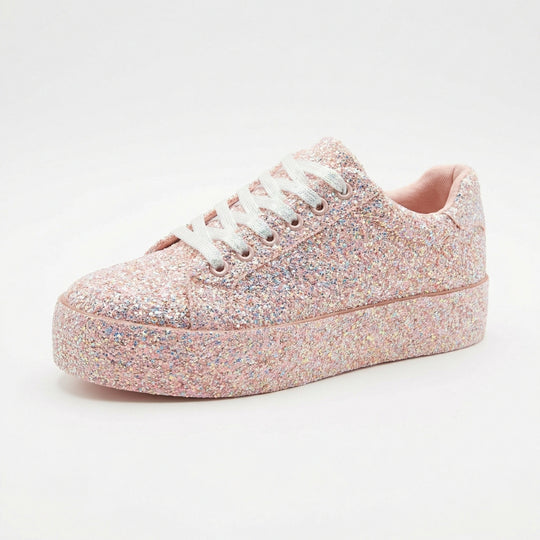 Damen Glitzernde Sneaker mit atmungsaktiver Sohle und zusätzlichem Komfort R&B