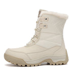 Damen isolierte Winterstiefel mit rutschfester Sohle und weichem Innenfutter R&B