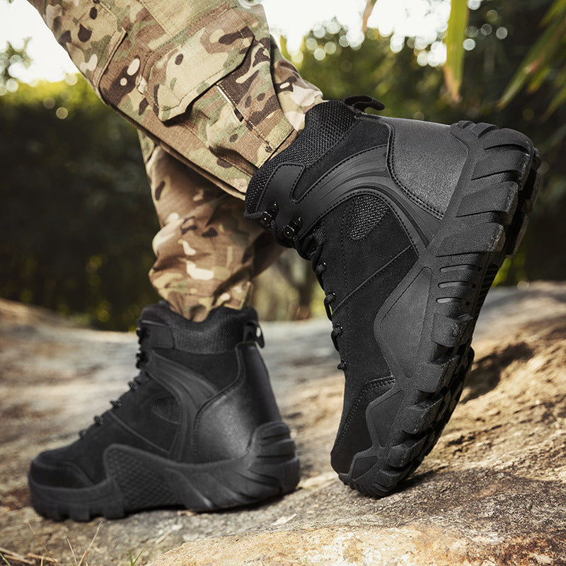 Damen Robuste Wanderstiefel mit rutschfester Profilsohle und atmungsaktivem Obermaterial