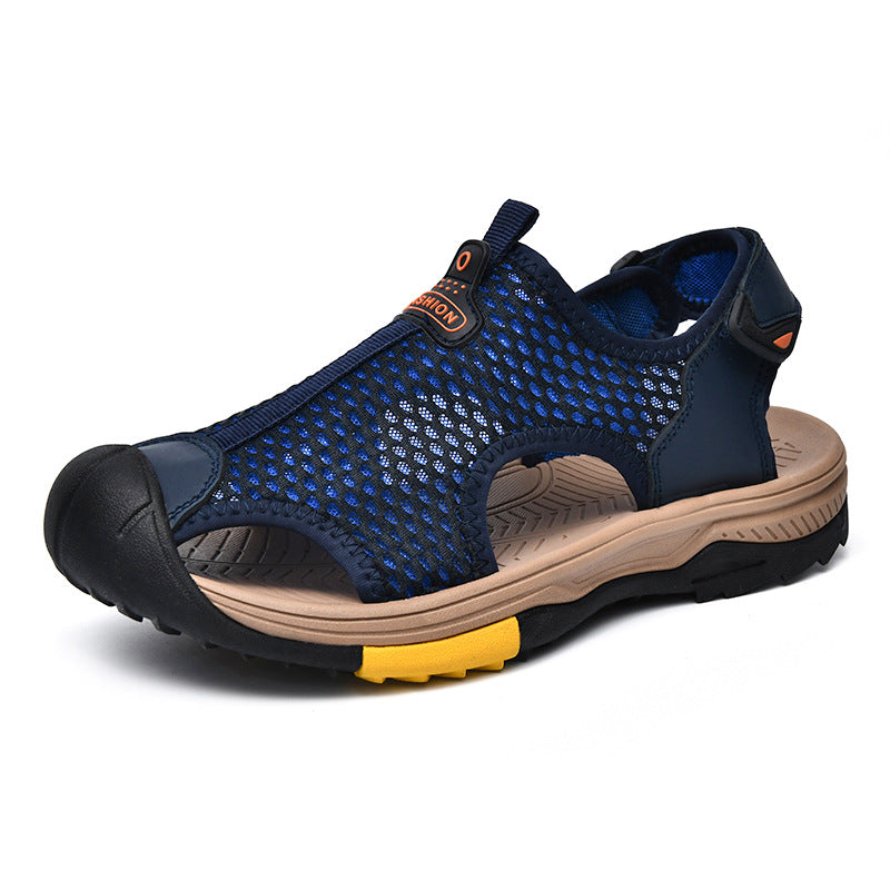 Herren Atmungsaktive Outdoor-Sandalen mit rutschfester Sohle und verstellbarem Riemen R&B