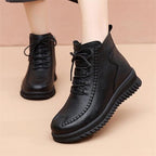 Damen Fashionable Stiefeletten mit hohem Komfort und modischem Reißverschluss R&B