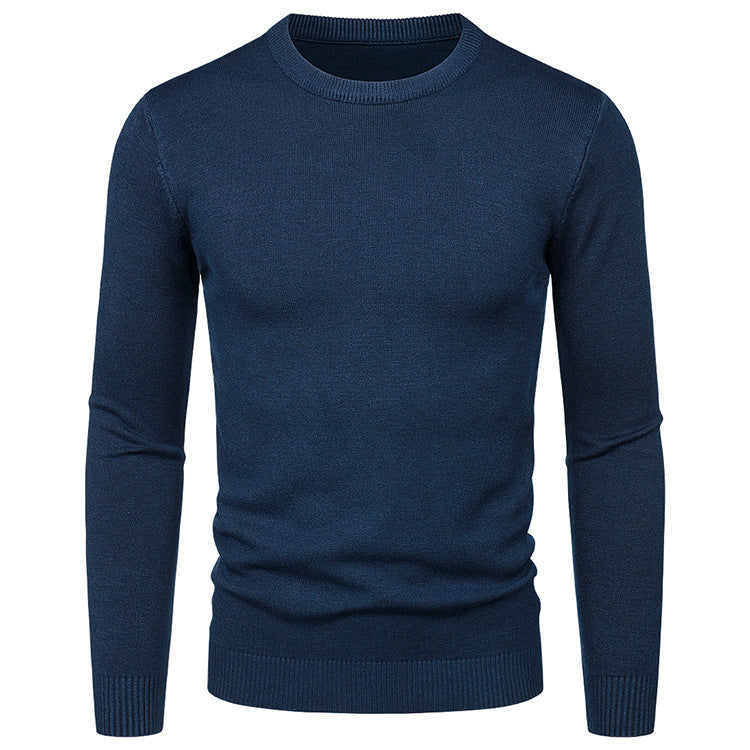 Herren Rundhalspullover aus weichem Material R&B