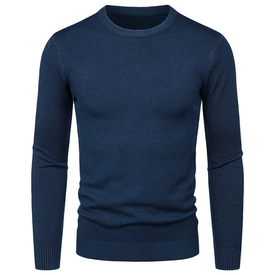 Herren Rundhalspullover aus weichem Material R&B