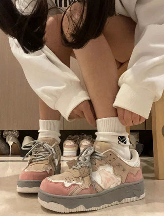 Damen Sportliche Sneakers mit robustem Sohlenprofil und gepolsterter Innensohle R&B
