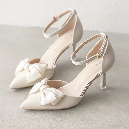Damen Elegante Pumps mit verspieltem Schleifendetail R&B