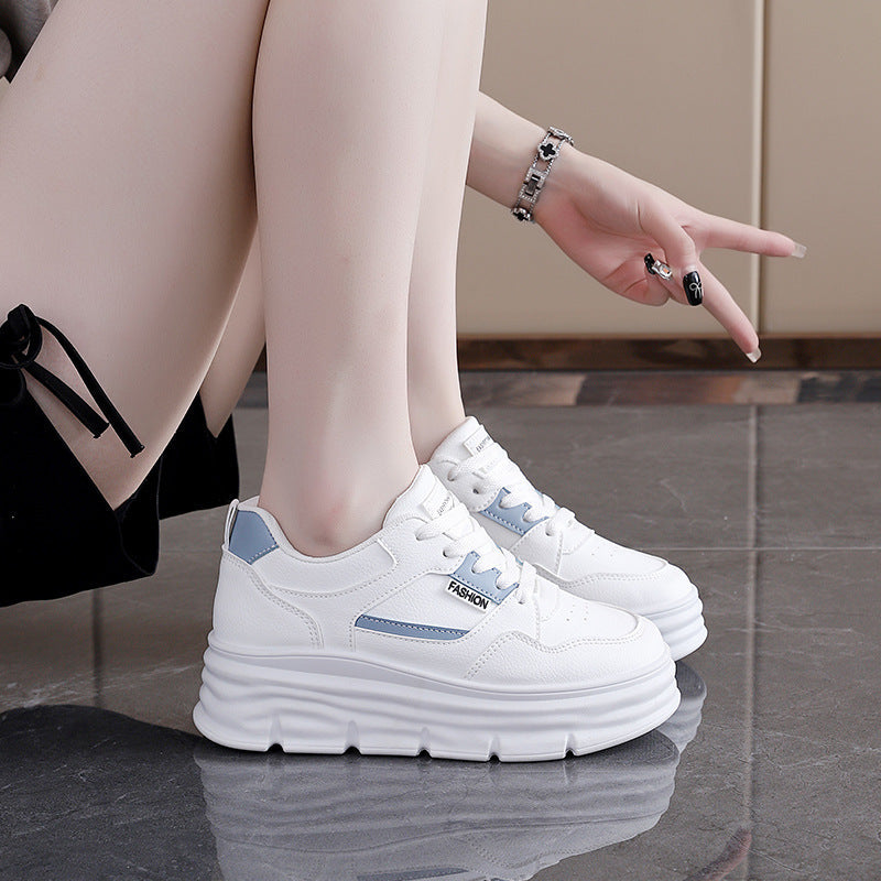 Damen modische Plateau Sneakers mit sportlichem Design R&B