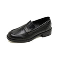Damen elegante Mokassin-Schuhe mit modischer Nietenverzierung