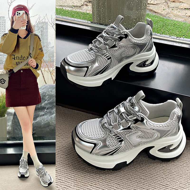 Damen Sportliche Sneakers mit atmungsaktivem Obermaterial und dämpfender Laufsohle R&B
