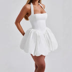 Damen Verspieltes Minikleid mit Trägern und voluminösem Rock R&B