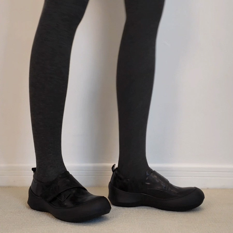 Damen Komfortable Slipper mit seitlichem Gummizug und atmungsaktiver Sohle R&B