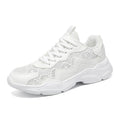 Damen Trendige Sneakers mit atmungsaktivem Obermaterial und eleganter Struktur