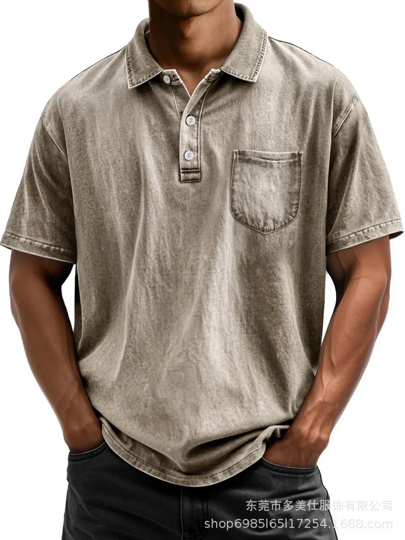 R&B | Button-Down-Hemd mit Revers