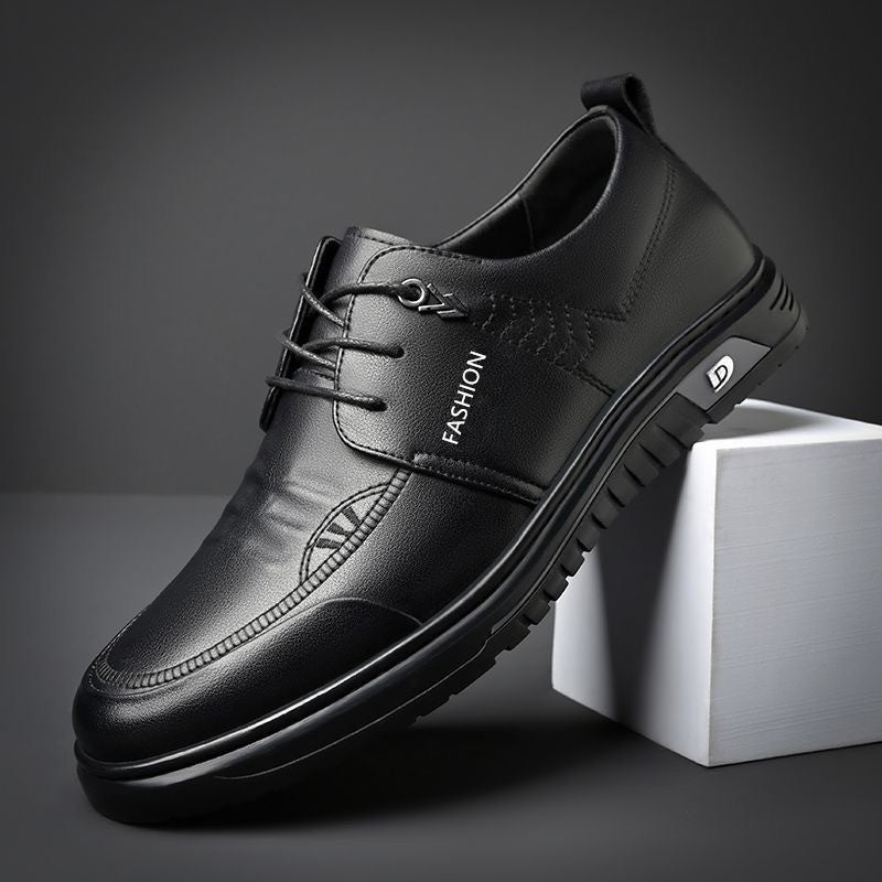 Herren Elegante Schnürschuhe aus hochwertigem Leder mit rutschfester Sohle R&B
