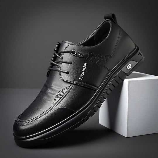 Herren Elegante Schnürschuhe aus hochwertigem Leder mit rutschfester Sohle R&B