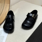 Damen Mary Janes mit modischem Schnallenverschluss und bequemer Sohle R&B