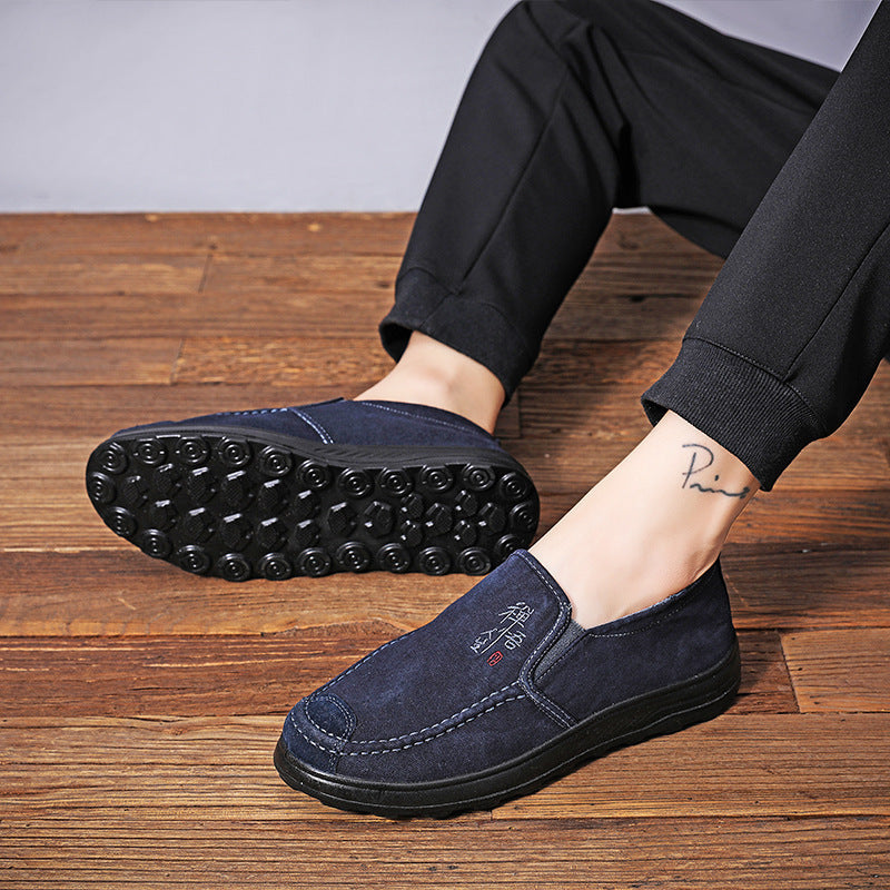 Herren Komfortable Slipper aus hochwertigem Wildleder R&B