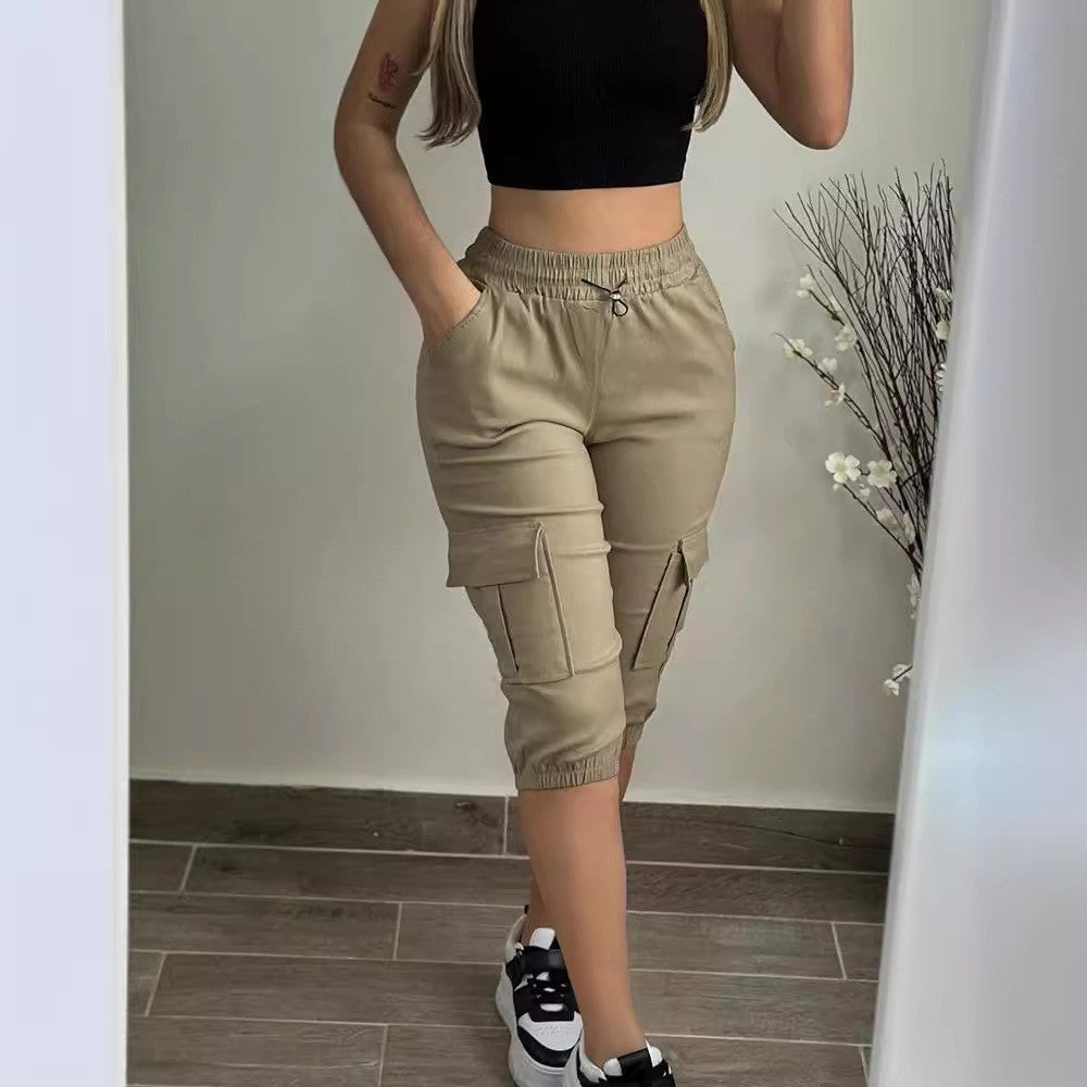 Damen Cargo-Jogginghose mit praktischen Taschen und elastischem Bündchen R&B
