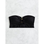 Damen Bandeau-Bikini-Oberteil mit innovativer Raffung R&B
