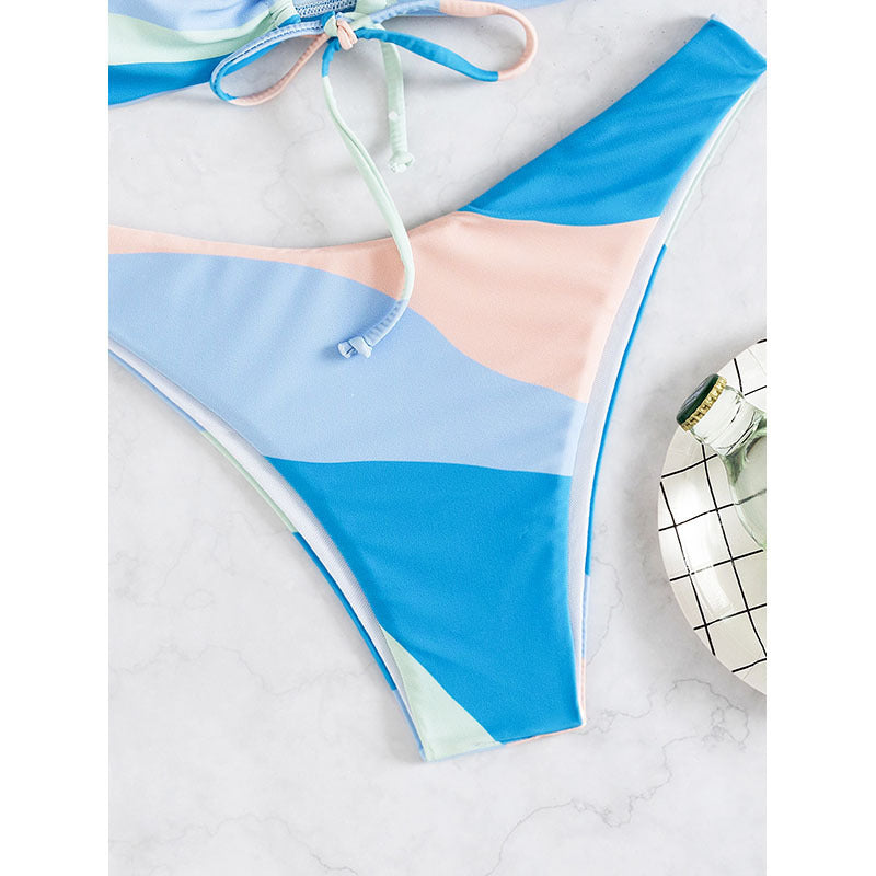 Damen Bandeau-Bikini mit verspieltem Schnitt R&B