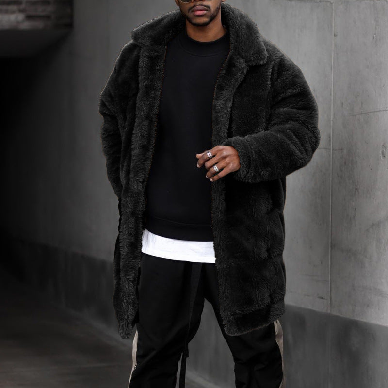 Herren Modische Teddyjacke mit verschließbaren Taschen und hoher Wärmeisolierung R&B