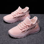 Damen Sportliche Freizeit Sneakers mit atmungsaktiver Mesh-Oberfläche und dämpfender Sohle R&B