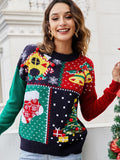 R&B | Der Patchwork-Weihnachtspullover Herren