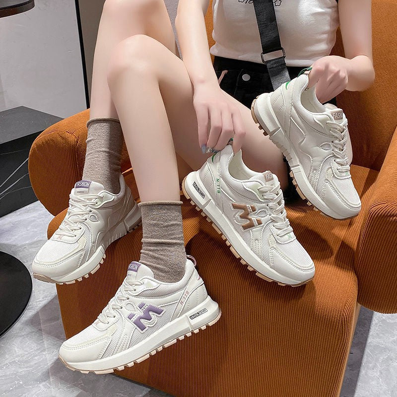 Damen Sportliche Lauf-Sneaker mit atmungsaktivem Mesh-Obermaterial und gepolsterter Sohle R&B