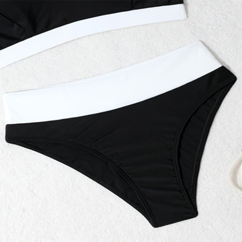 Damen Sportlicher Bikini mit hoch tailliertem Schnitt R&B
