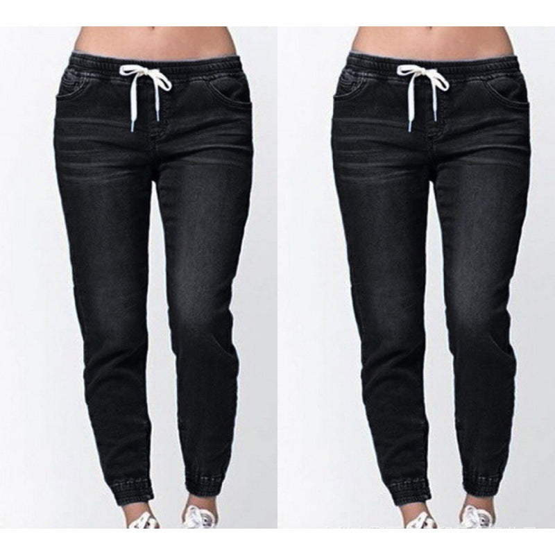 Damen Joggingjeans mit elastischem Bund und praktischen Taschen R&B