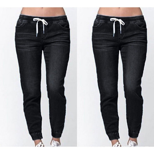 Damen Joggingjeans mit elastischem Bund und praktischen Taschen R&B