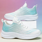 Damen Sportliche Leichtgewicht Sneakers mit atmungsaktivem Obermaterial R&B