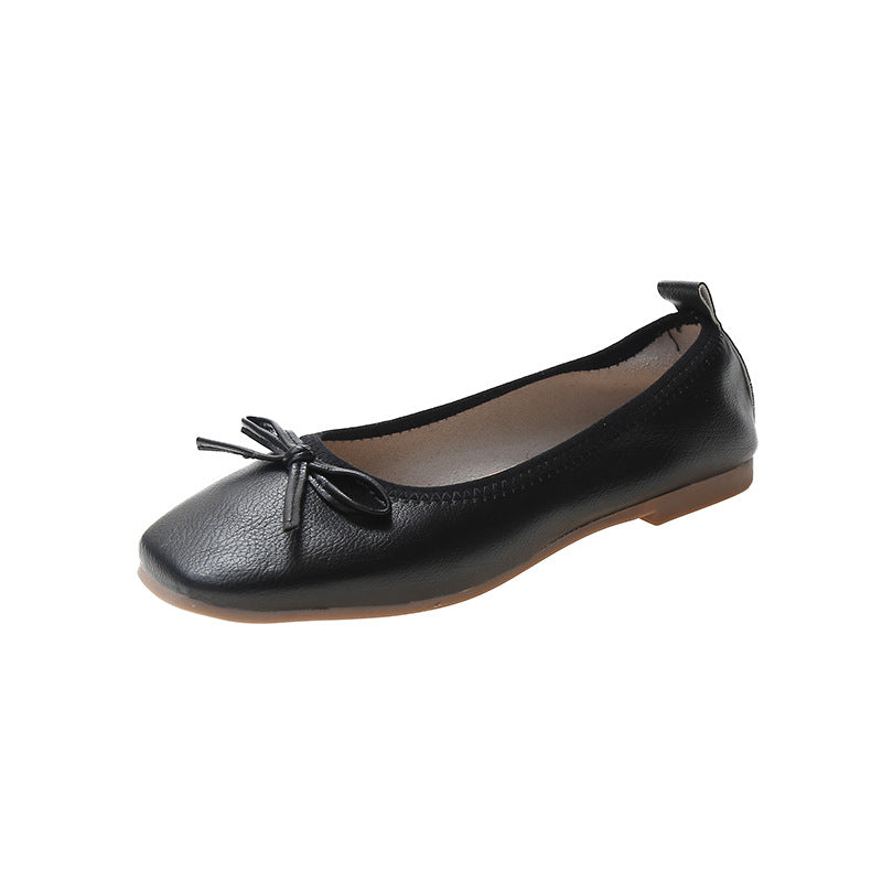 Damen Bequeme Ballerinas mit zartem Schleifen-Detail R&B