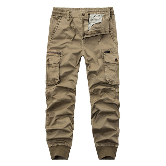 Herren Cargohose mit mehreren praktischen Taschen und elastischem Bund R&B