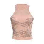 Damen Sportliches Funktionsoberteil mit auffälligem Hand-Design R&B