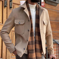 Herren modische Freizeitjacke mit elegantem Kragen