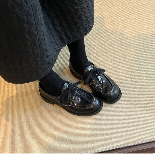 Damen Schnürschuhe mit hochwertigem Leder und komfortabler Innensohle R&B