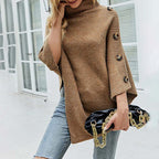 R&B | Einfarbiger Strickpullover Für Elegante Outfits