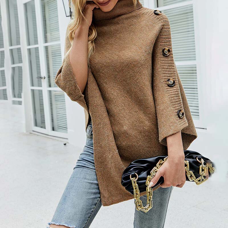 R&B | Einfarbiger Strickpullover Für Elegante Outfits