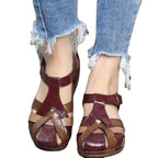 Damen Komfort-Sandalen mit verstellbarem Riemen und atmungsaktiver Sohle R&B