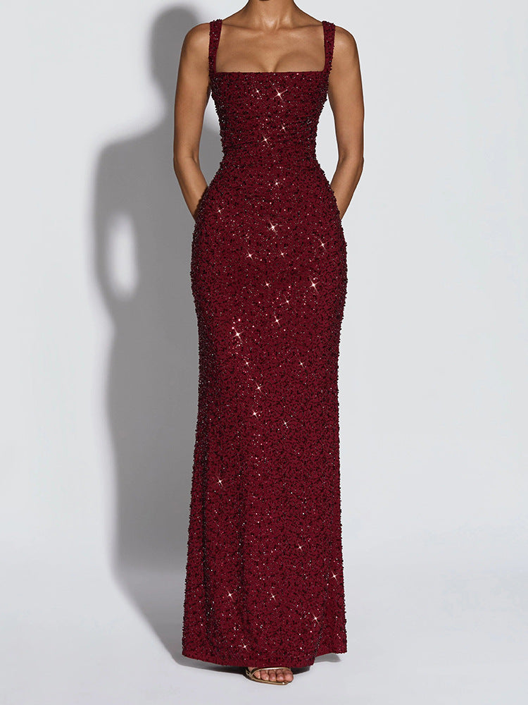 Damen glamouröses Abendkleid R&B