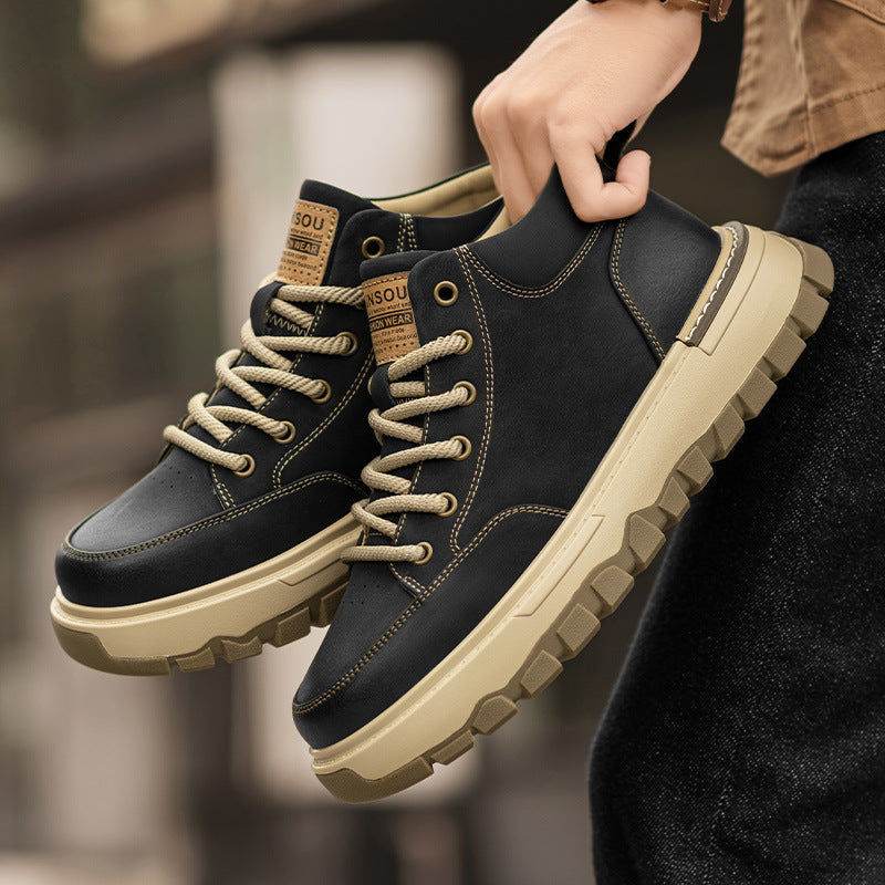 Damen Robuste High-Top Sneakers mit rutschfester Sohle und atmungsaktivem Obermaterial R&B