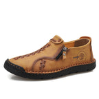Herren lässige Leder Slipper R&B